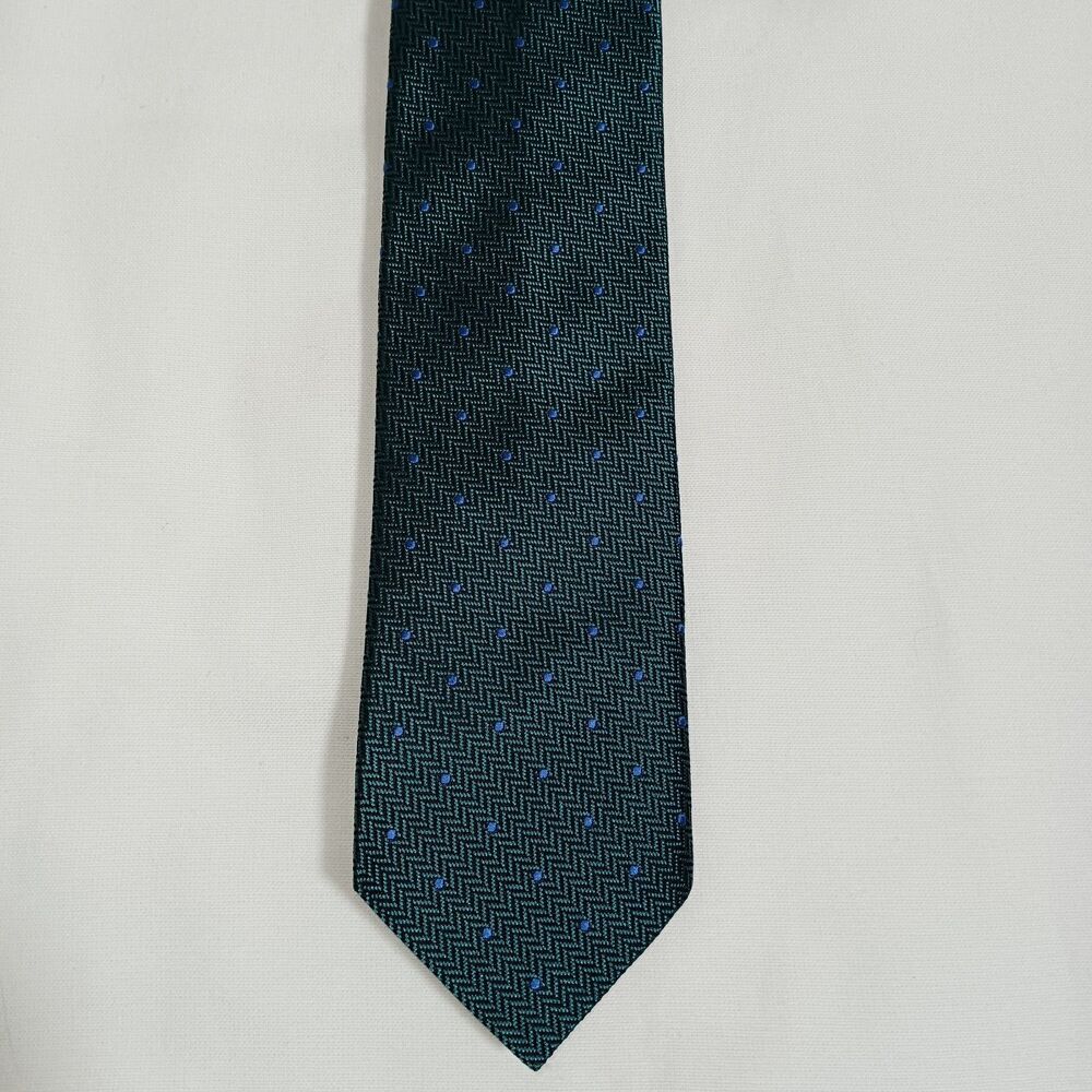 Vintage Brooks Brothers Red Fleece Neck Tie Green Blue 58" X 2.5" Teal